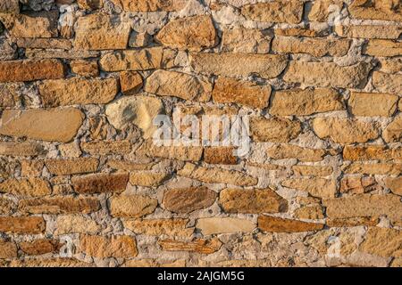 texture of wall from a natural stone, background. Stock Photo