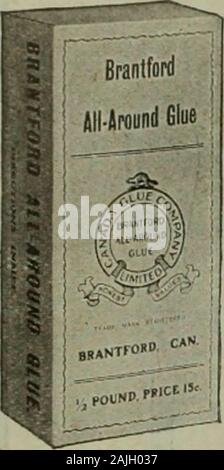 Hardware Merchandising October December 1910 Brantford All Around Glue Granulated The High Grade Glue In The Convenient Package Is Now Stocked By Most Of Theleading Jobbers Quality Tells J H Ashdown Hdwe Co Limited