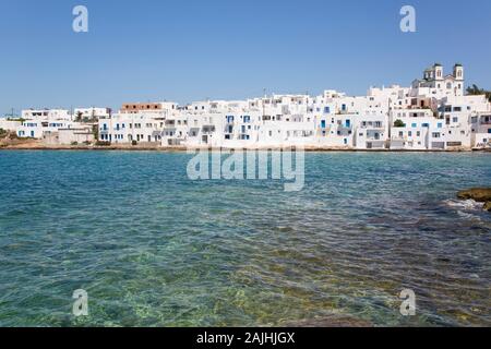 Naoussa Waterfront, Paros Island, Cyclades Group, Greece Stock Photo