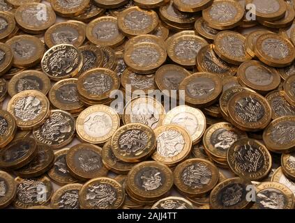 £200 in £1 coins Name: £200 in £1 coins Date: 3/6/2019 Event:  Address/Venue: Stock Photo