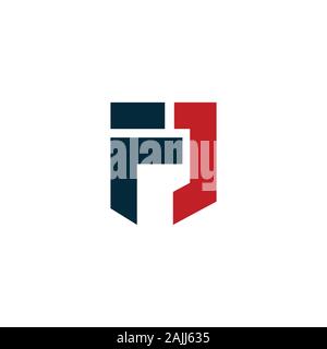 initial letter fc or cf logo vector design Stock Vector