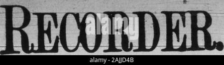 Boone County Recorder . » .. » • ? » 9 ESTABLISHED 1876. Subsciption $ 1.50 year. Try li One Year. VOL. XXXIII. BURLINGTON, KENTUCKY, WEDNESDAY, FEBRUARY 19, 1908 No. 18 Stock Photo