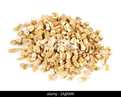 Ginseng Root on white Background Stock Photo