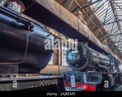 King Edward II Steam Train, Didcot Railway Centre, Didcot, Oxfordshire, England, UK, GB. Stock Photo