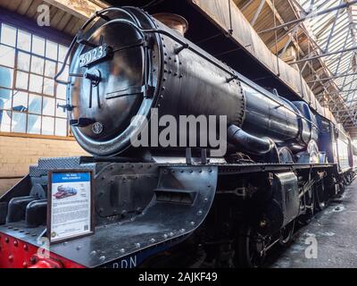 King Edward II Steam Train, Didcot Railway Centre, Didcot, Oxfordshire, England, UK, GB.
