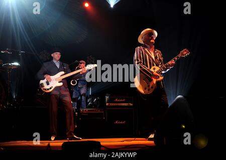 Milan Italy 23 March 2010, Live concert of Madness at the Palasharp : The Madness during the concert Stock Photo