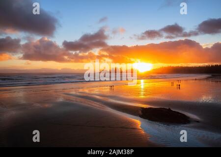 Long Beach, Near Tofino and Ucluelet in Vancouver Island, BC, Canada Stock Photo