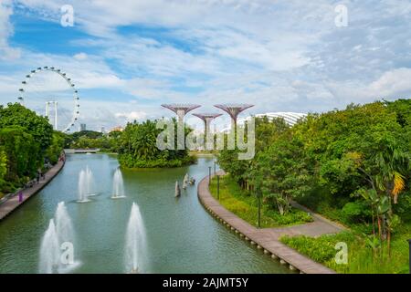 Gardens By The Bay Singapore Stock Photo