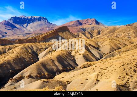 View of the Atlas mountains landscape, Morocco, North Africa Stock Photo