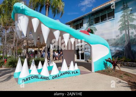 Gatorland, Orlando, Florida Stock Photo