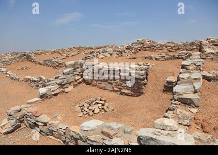 Gran Quivira, Pueblo Ruins, Salinas Pueblo Missions National Monument, Salinas Valley, New Mexico, USA Stock Photo