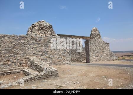 Gran Quivira, Church, Ruins, Salinas Pueblo Missions National Monument, Salinas Valley, New Mexico, USA Stock Photo