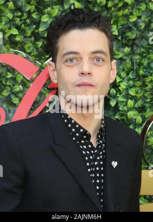 Beverly Hills, USA. 4th Jan, 2020. Rami Malek, at the 7th Annual Gold Meets Golden Brunch at Virginia Robinson Gardens and Estate in Beverly Hills, California on January 4, 2020. Credit: Faye Sadou/Media Punch/Alamy Live News Stock Photo