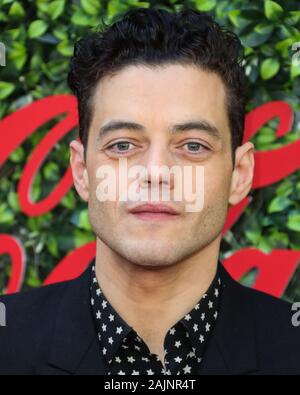 BEVERLY HILLS, LOS ANGELES, CALIFORNIA, USA - JANUARY 04: Rami Malek arrives at the 7th Annual Gold Meets Golden Event held at Virginia Robinson Gardens and Estate on January 4, 2020 in Beverly Hills, Los Angeles, California, USA. (Photo by Xavier Collin/Image Press Agency) Stock Photo