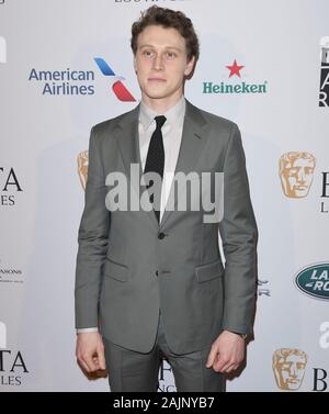 Beverly Hills, USA. 04th Jan, 2020. George MacKay arrives at The BAFTA Los Angeles Tea Party held at the Four Seasons Hotel Los Angeles in Beverly Hills, CA on Saturday, ?January 4, 2020.  (Photo By Sthanlee B. Credit: Sipa USA/Alamy Live News Stock Photo