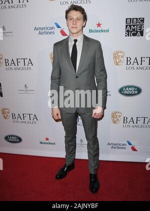 Beverly Hills, USA. 04th Jan, 2020. George MacKay arrives at The BAFTA Los Angeles Tea Party held at the Four Seasons Hotel Los Angeles in Beverly Hills, CA on Saturday, ?January 4, 2020.  (Photo By Sthanlee B. Credit: Sipa USA/Alamy Live News Stock Photo