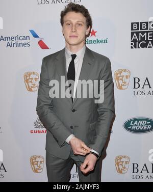 Beverly Hills, USA. 04th Jan, 2020. George MacKay arrives at The BAFTA Los Angeles Tea Party held at the Four Seasons Hotel Los Angeles in Beverly Hills, CA on Saturday, ?January 4, 2020.  (Photo By Sthanlee B. Credit: Sipa USA/Alamy Live News Stock Photo