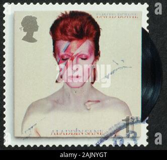 David Bowie Aladdin Sane record vinyl, Tokyo, Japan Stock Photo - Alamy
