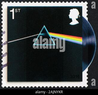 Famous cover of Pink Floyd record Stock Photo