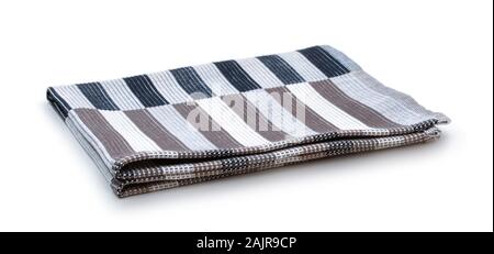 Textile napkin isolated on white background Stock Photo
