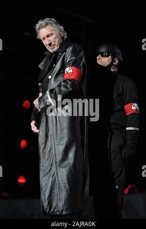 Milano Italy  04/01/2011 : Live concert of Roger Waters at the Forum of Assago, The Wall Tour 2010/2011 Stock Photo