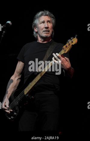 Milano Italy  04/01/2011 : Live concert of Roger Waters at the Forum of Assago, The Wall Tour 2010/2011 Stock Photo