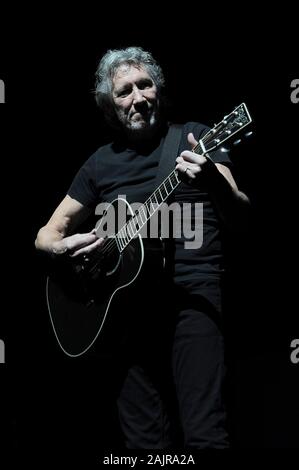 Milano Italy  04/01/2011 : Live concert of Roger Waters at the Forum of Assago, The Wall Tour 2010/2011 Stock Photo