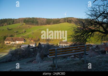 In the heights of Freiamt in the black forest in Germany Stock Photo