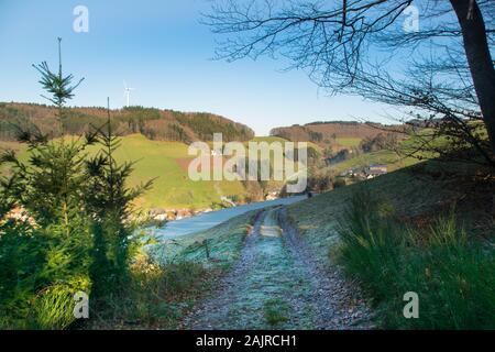 In the heights of Freiamt in the black forest in Germany Stock Photo