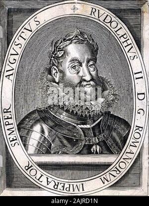 RUDOLF II, HOLY ROMAN EMPEROR (1552-1612) of the House of Hapsburg Stock Photo