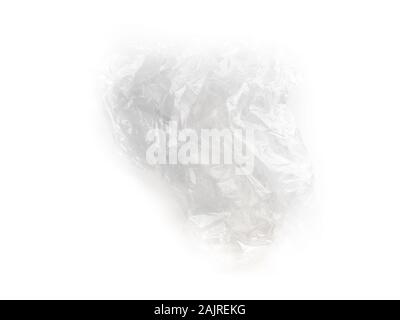 Plastic bag isolated on white background Stock Photo