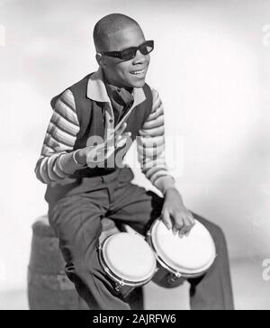 STEVIE WONDER Promotional photo of American musician about 1961 Stock Photo