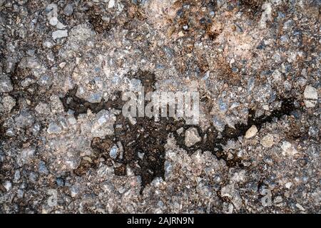 old asphalt pavement Stock Photo