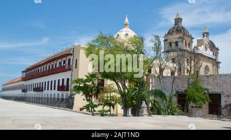 Old town panoramic view of Catagena das Indias, Colombia. Stock Photo