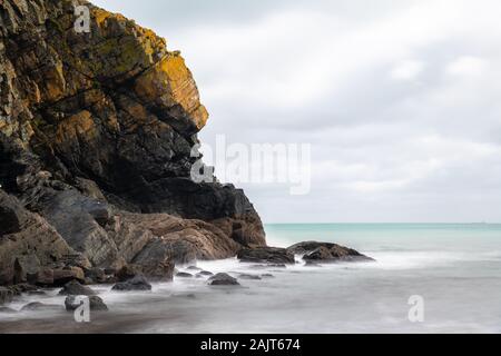 Cadgwith Cove cliffs #2 Stock Photo