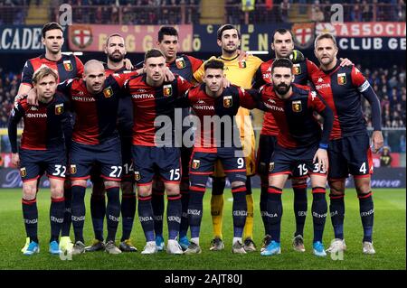 the starting line up of Genoa CFC during football Match, Stadio Olimpico,  Lazio v Genoa, 27 Aug 2023 (Photo by AllShotLive/Sipa USA) Credit: Sipa  US/Alamy Live News Stock Photo - Alamy