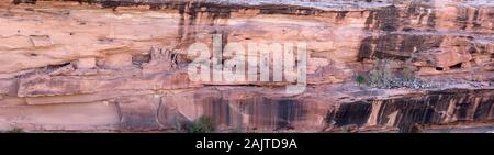 Cliff dwelling in lower Chinle Wash, Navajo Nation (Utah). Stock Photo