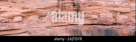 Cliff dwelling in lower Chinle Wash, Navajo Nation (Utah). Stock Photo