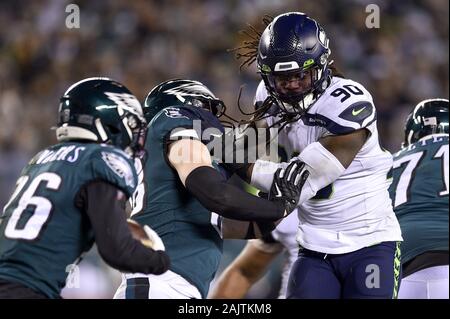 Philadelphia, Pennsylvania, USA. 7th Oct, 2018. Philadelphia Eagles tight  end Dallas Goedert (88) in action during the NFL game between the Minnesota  Vikings and the Philadelphia Eagles at Lincoln Financial Field in