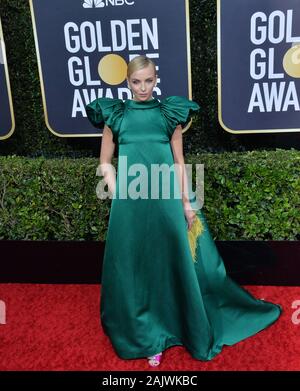 Beverly Hills, United States. 05th Jan, 2020. Jodie Comer attends the 77th annual Golden Globe Awards, honoring the best in film and American television of 2020 at the Beverly Hilton Hotel in Beverly Hills, California on Sunday, January 5, 2020. Photo by Jim Ruymen/UPI Credit: UPI/Alamy Live News Stock Photo