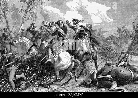 The death of Prince Louis Ferdinand of Prussia Battle of Saalfeld, 10. ...