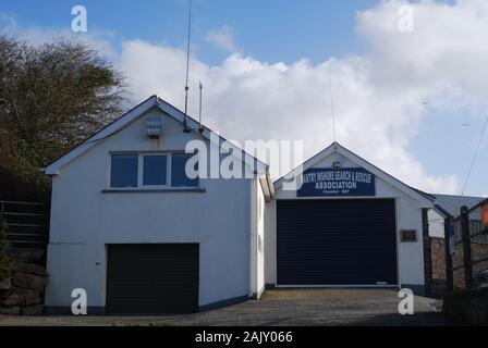 Bantry Community Lifeboat Station, Railway Pier, Bantry, West Cork, Ireland with Copyspace Stock Photo