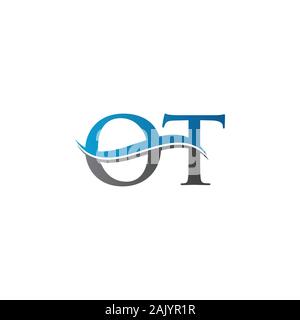 Initial Letter OT Logo Design Vector Template. Abstract Letter Minimal ...