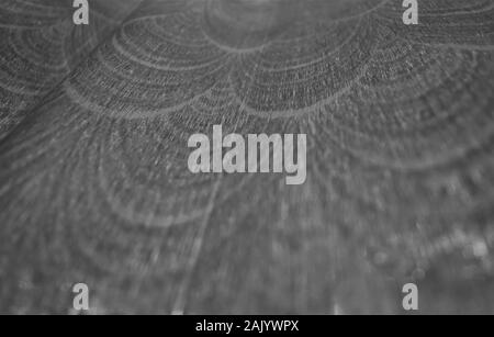 Close up of waving curtain in black and white with concentric pattern Stock Photo