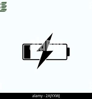 Battery icon vector illustration template logo design eps10 Stock Vector