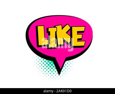 Loke speech bubble pop art comic text Stock Vector