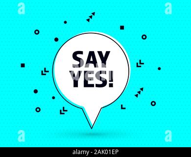 Believe speech bubble banner pop art memphis style Stock Vector