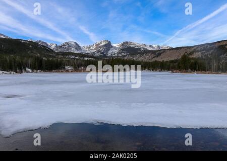 Sprague Lake, Colorado Stock Photo