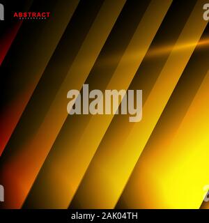 abstract vector geometric background. design orange and yellow color shape . New texture for your design. Stock Vector