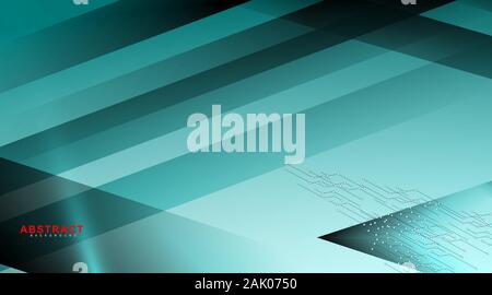 abstract vector geometric background. design blue color shape . New texture for your design. Stock Vector
